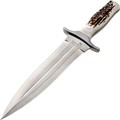 Medžioklinis peilis su elnio rago rankena