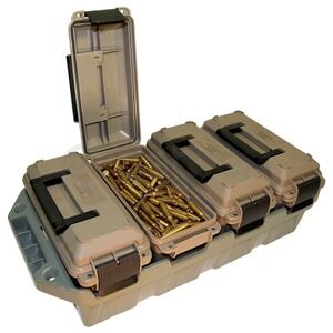 Medžioklės priedai | Šaudmenų transportavimo dėžė su 4 dėžėmis MTM