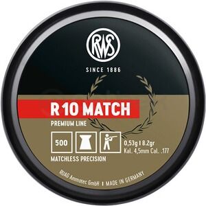 Šoviniai | Šoviniai RWS R 10 Match 4,48mm (500vnt.)