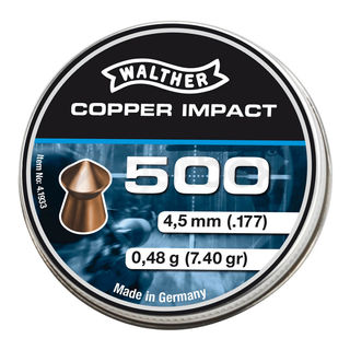 Šoviniai | Šoviniai Walther Copper Impact 4.5mm smailūs (500vnt.) 4.1933