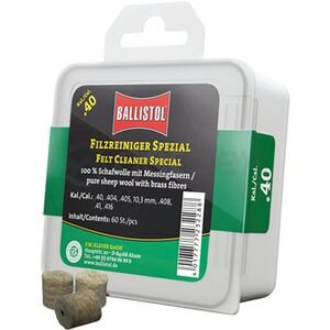 Ginklų priežiūra | Veltiniai vamzdžio valymui Ballistol Special kal. .40