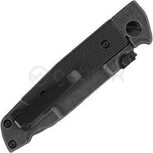 Peiliai | Sulankstomas peilis Walther Q5 Steel Frame Blackwash Serrated