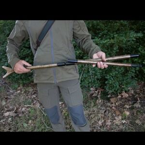 Medžioklės priedai | Taikymosi lazda Gastrock su elnio rago ginklo atrama, 3 dalių
