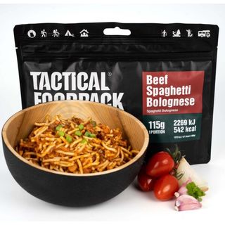 Maistas kelionėms | Maistas kelionėms Tactical Foodpack spagečiai su jautiena Bolognese 115g 10244