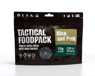 Maistas kelionėms | Maistas kelionėms Tactical Foodpack kiaulienos troškinys su ryžiais 115g 10249      
