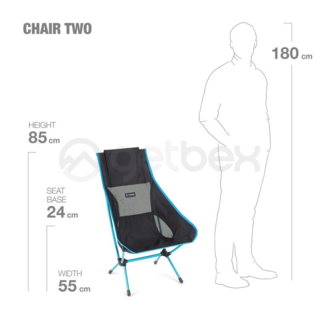 Kėdutės, vaikščiojimo lazdos | Turistinė kėdė Helinox Chair Two