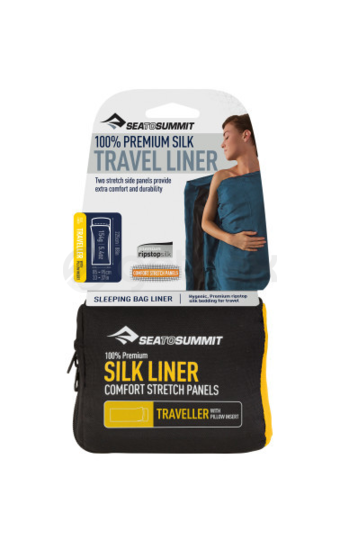 Miegmaišiai | Įdėklas miegmaišiui Premium Silk Liner Traveller