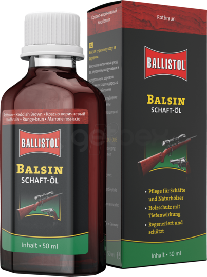 Ginklų priežiūra | Tepalas buožei BallistolBalsin 50ml (raudonai rudas) 23060