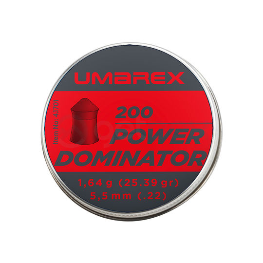 Šoviniai | Šoviniai Umarex Power Dominator 5.5mm smailūs (200vnt) 4.1701