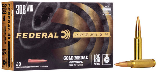 Šoviniai | Šoviniai Federal Gold Medal Berger Premium OTM .308 Win. 12g (20vnt.)