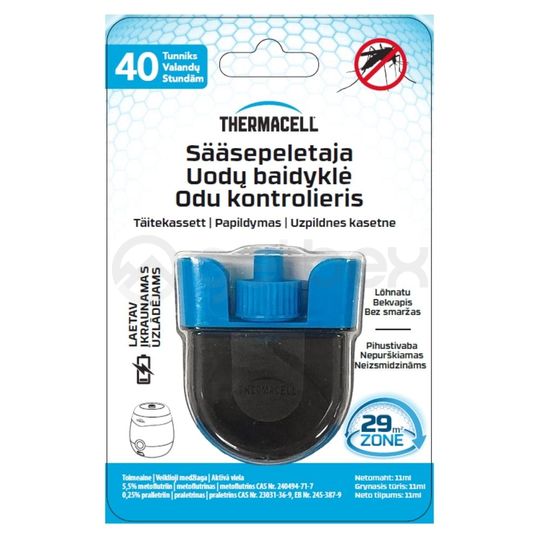 Apsauga nuo vabzdžių | ThermaCell užpildas įkraunamam prietaisui nuo uodų 40val.
